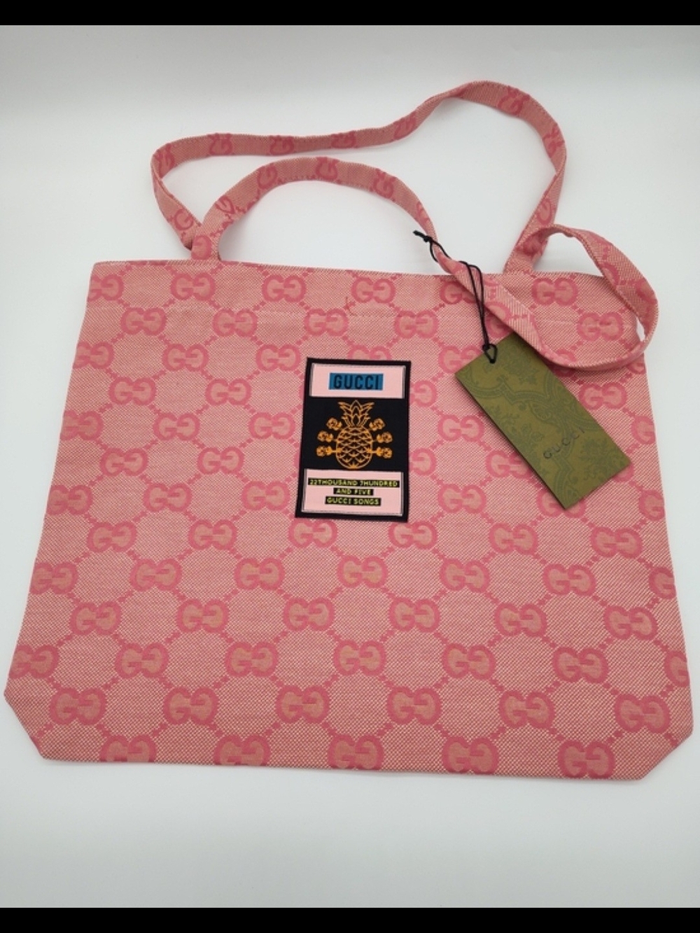 VIP Beauty GWP (Gift with Purchase) Pink Canvas Pineapple Tote